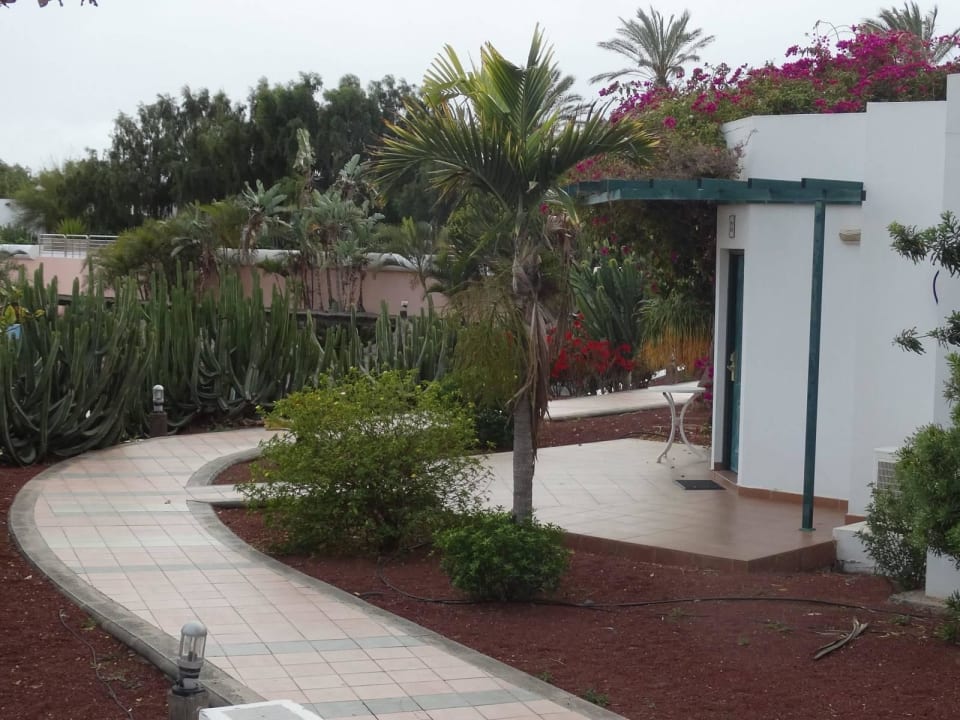 Między alejkami. Hotel HL Club Playa Blanca