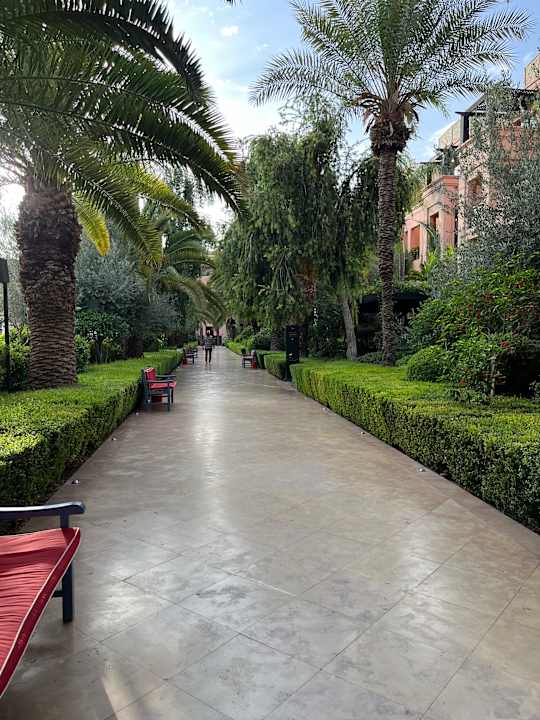 Gartenanlage Mövenpick Hotel Mansour Eddahbi Marrakech
