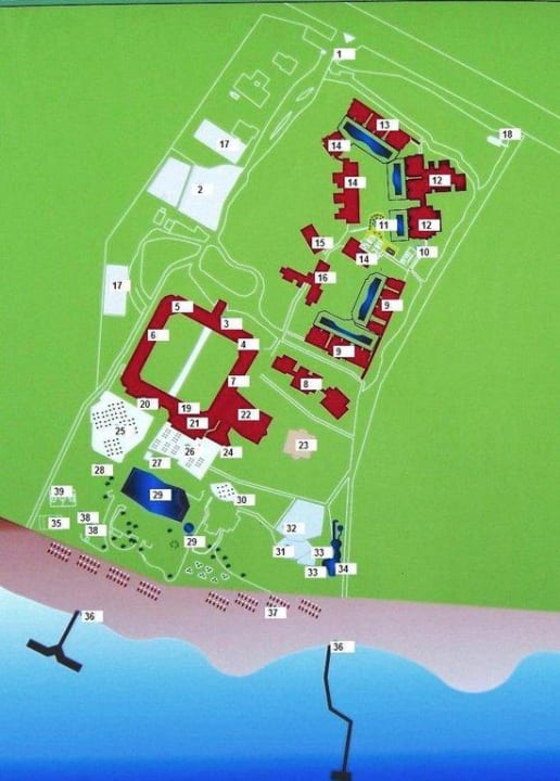 "Lageplan Hotel Turquoise" Turquoise Hotel (Side - Sorgun