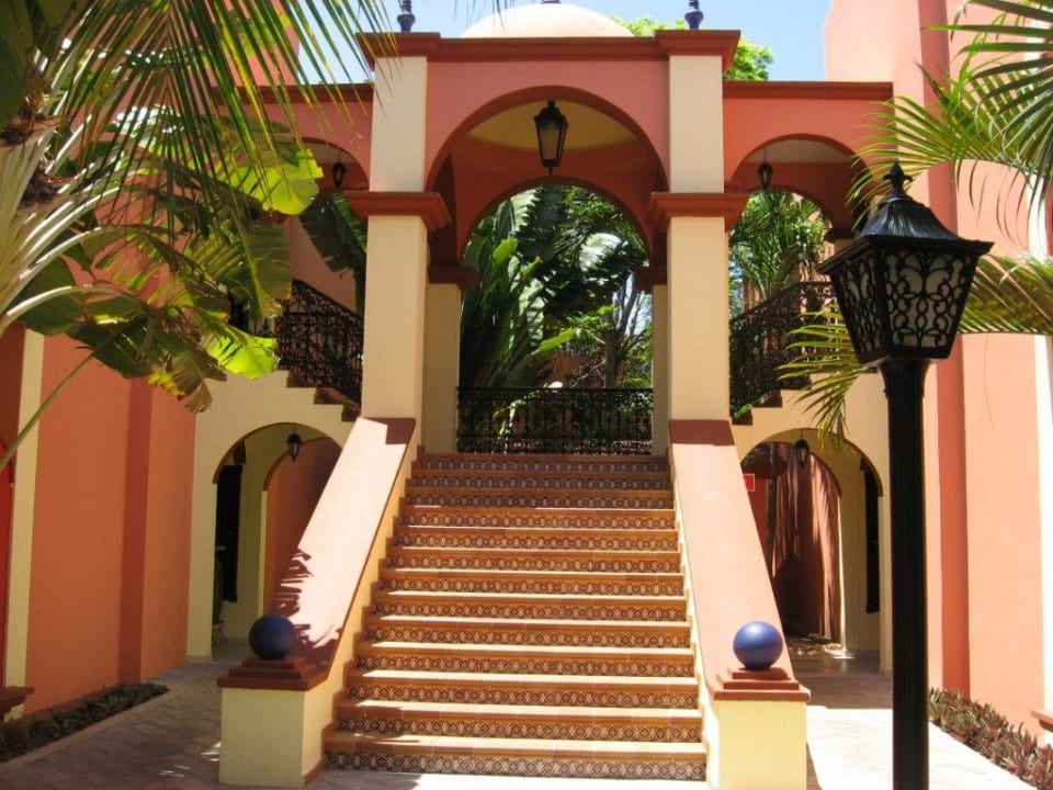 One of the hotel buildings Hotel Riu Tequila