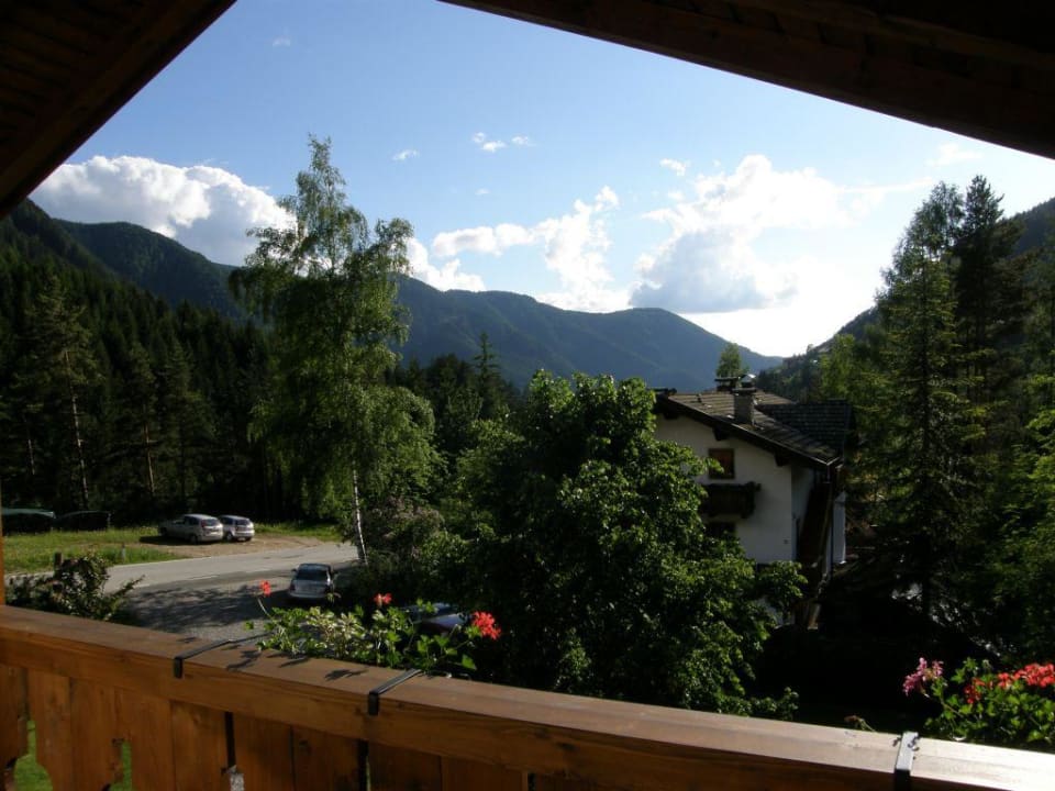 Blick vom Balkon Naturpark Hotel Stefaner