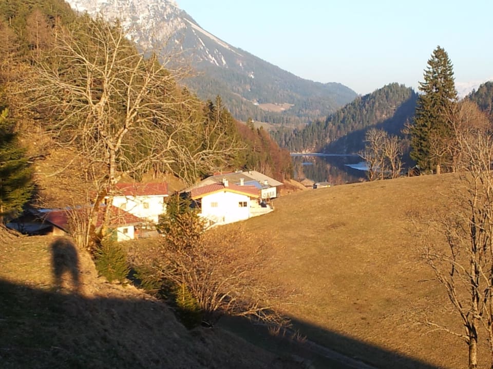 Der Bauernhof von hinten Pension Maier Schiestlhof