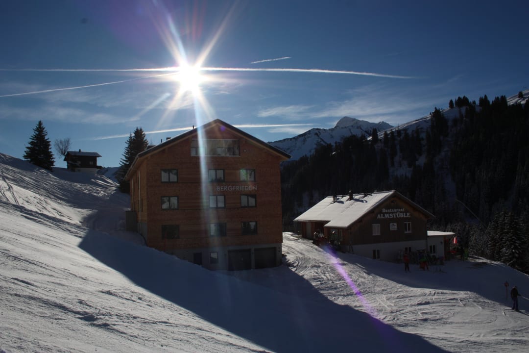 Außenansicht Hotel Almstüble Bergfrieden