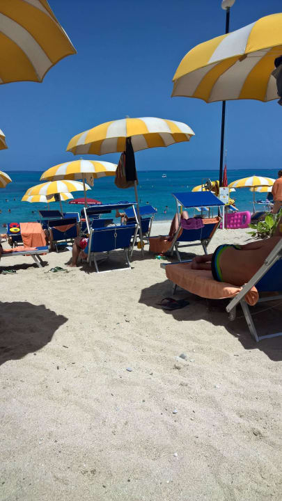 Privatstrand mit Security Aldiana Club Rocca Nettuno Calabria