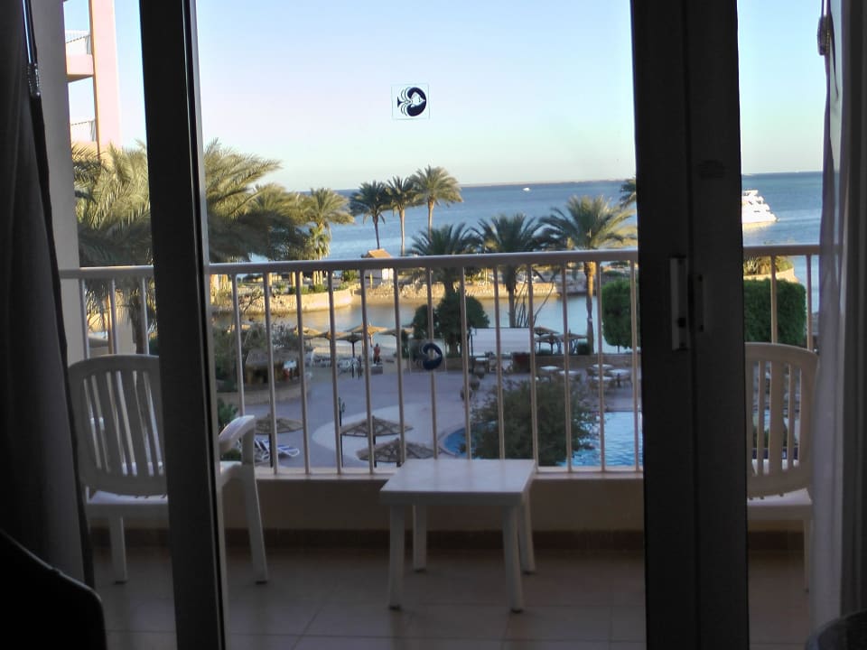 Ausblick aus dem Zimmer Marriott Hurghada Beach Resort