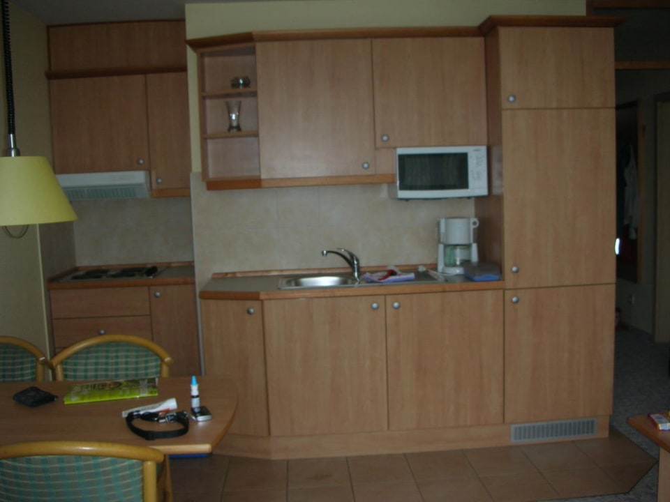 Küchenzeile im 61qm Appartment Haus Luv/Lee Ferienwohnungen Ferienpark Weissenhäuser Strand