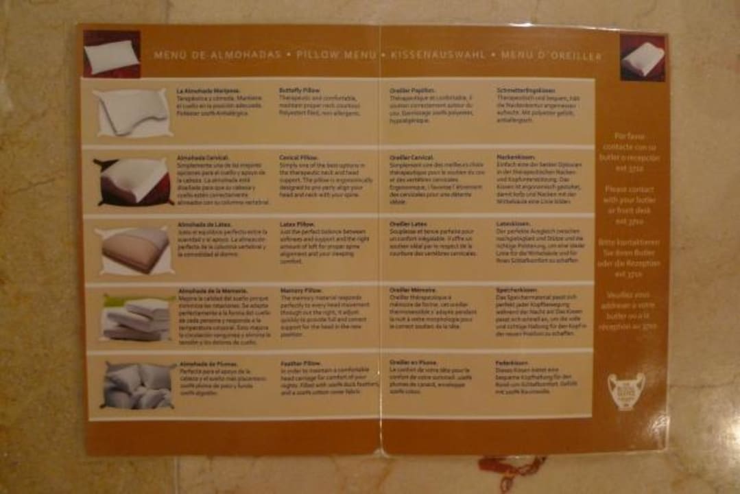 Kissenauswahl TRS Turquesa Hotel - Adults only