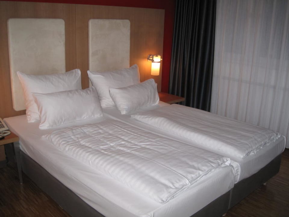 Blick aufs Bett Hotel Santo