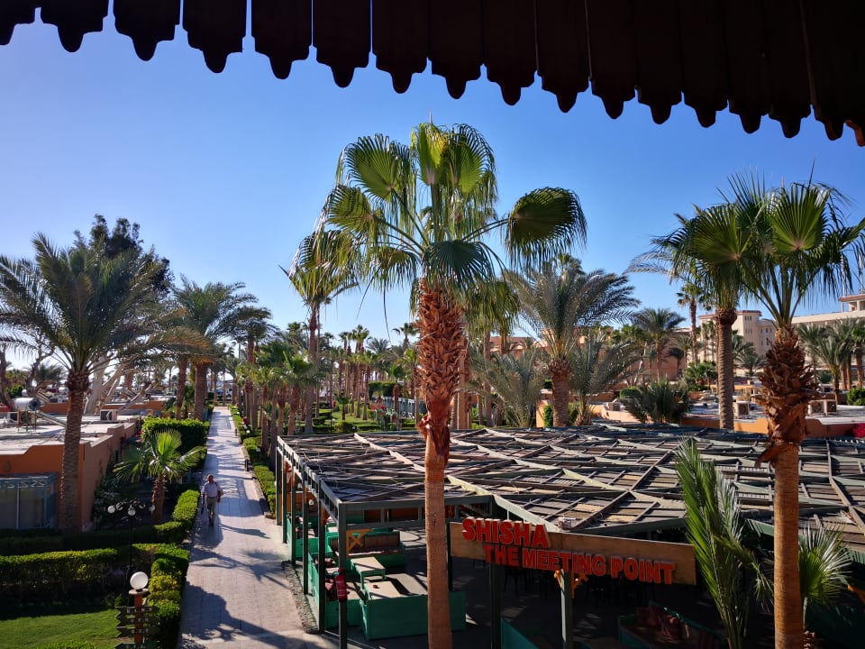 Ausblick von der Frühstücksterasse Giftun Azur Resort