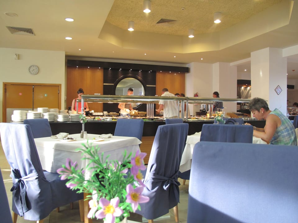 Speisezimmer für Frühstück und Abendessen Hotel Calypso Beach