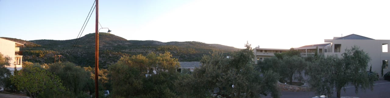 Widok z balkonu Aeria Hotel