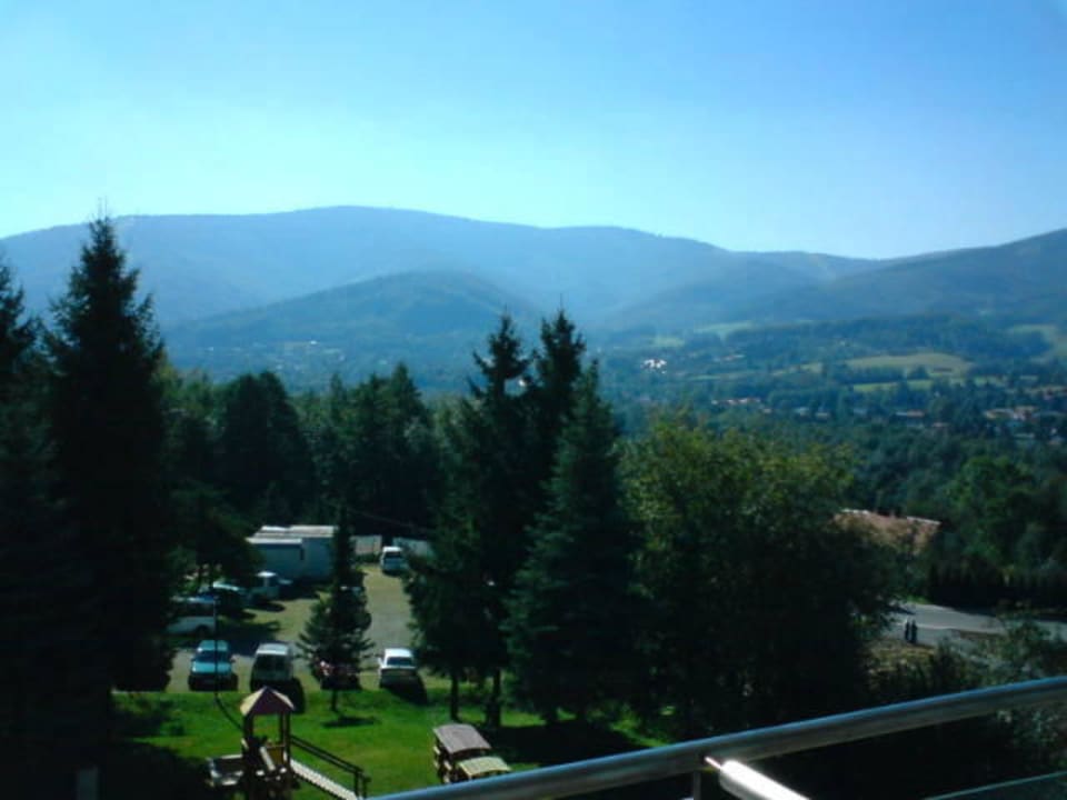 Widok. Hotel Diament Ustron