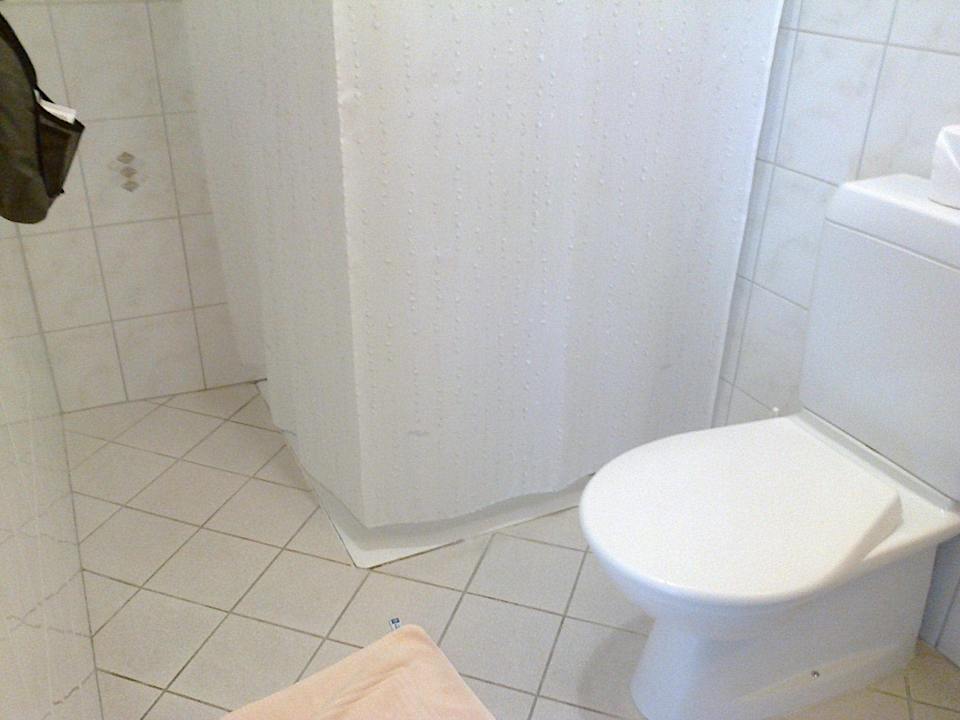 WC und Dusche Hotel Albergo Mimosa