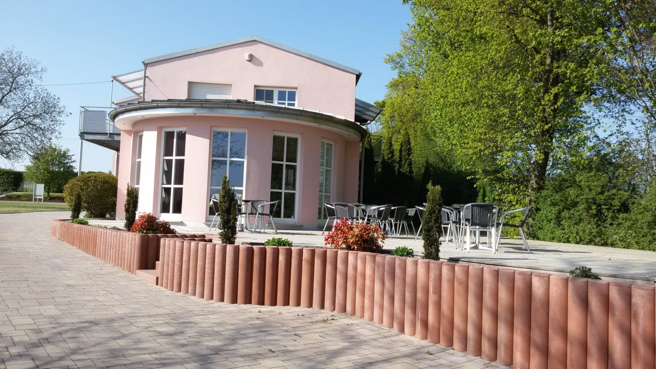 Blick zum Frühstücksrestaurant Landhaus Schill