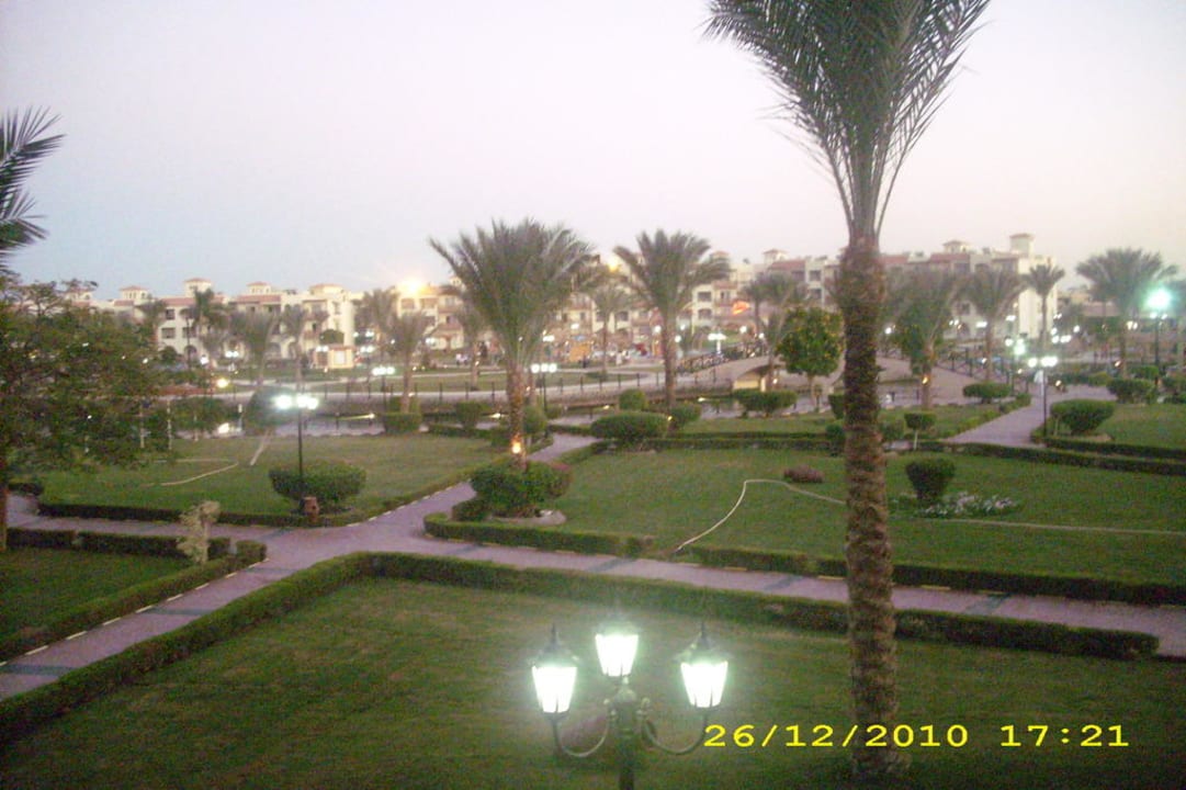 Blick von unserem Balkon Pickalbatros Dana Beach Resort - Hurghada