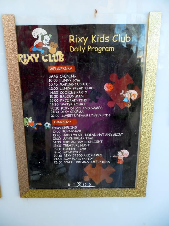 Kids Club Rixos Sharm El Sheikh Adults Only 18 +