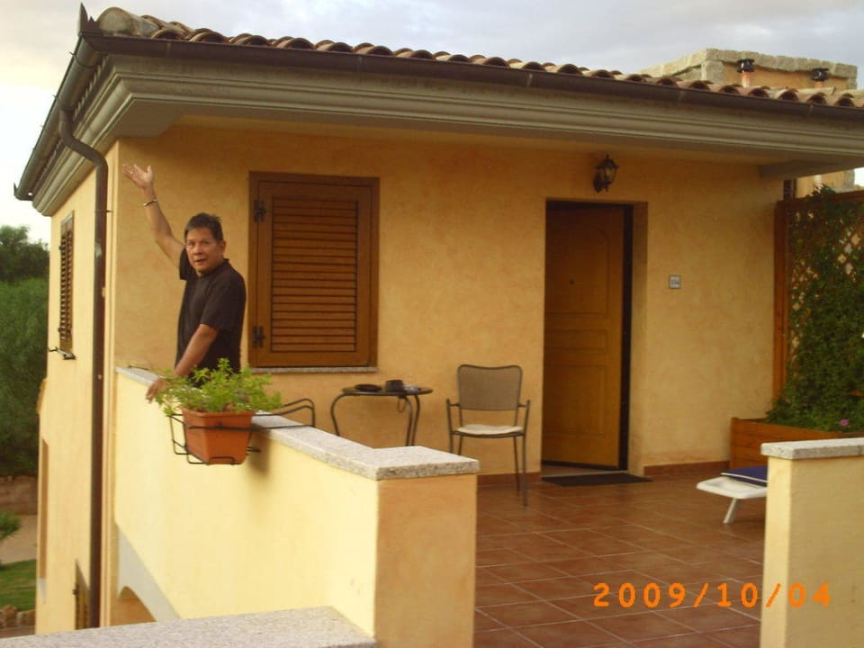 Unsere Terrasse Hotel Fenicottero Rosa