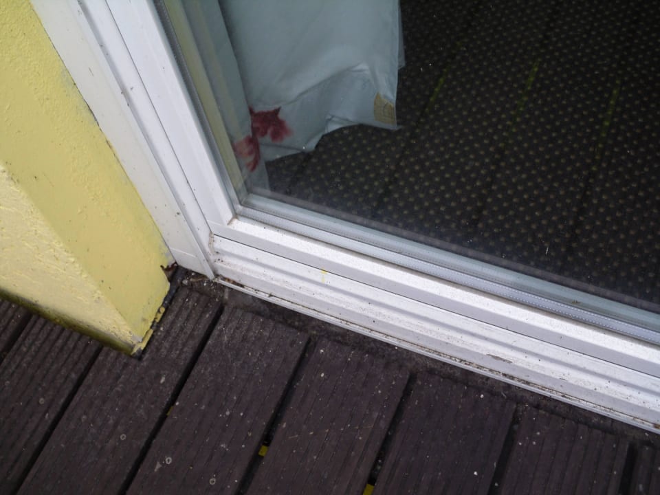 Ungereinigter Balkon Seehotel Brandenburg a.d. Havel