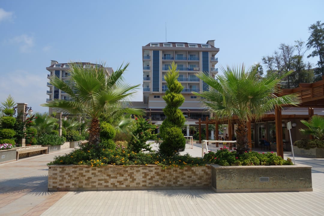 Blick zum Hotel Dizalya Palm Garden