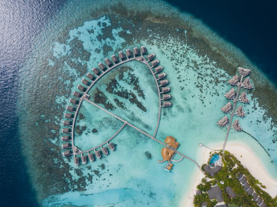Außenansicht Machchafushi Island Resort & Spa Maldives, The Centara Collection