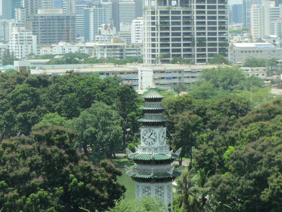 Ausblick von der Rezeption SO/ Bangkok