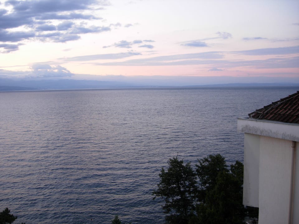 Blick vom Balkon Hotel Excelsior - Liburnia