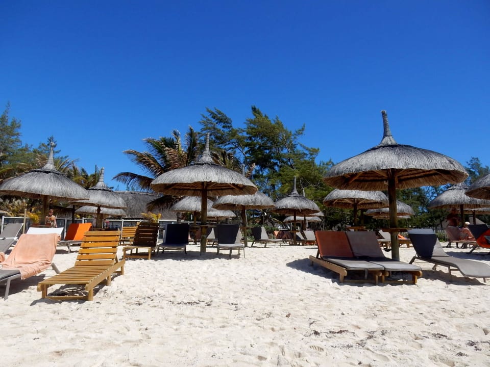 .... mit ausreichend Liegen und Sonnenschirmen Friday Attitude