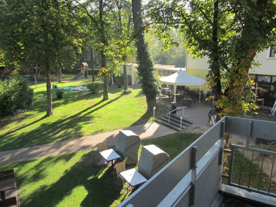 Blick vom Zimmer Seehotel Grunewald