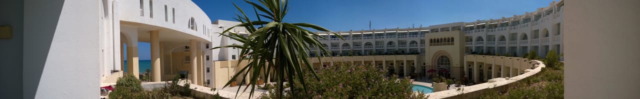 Panoramic view from room 2018 Medina Solaria & Thalasso