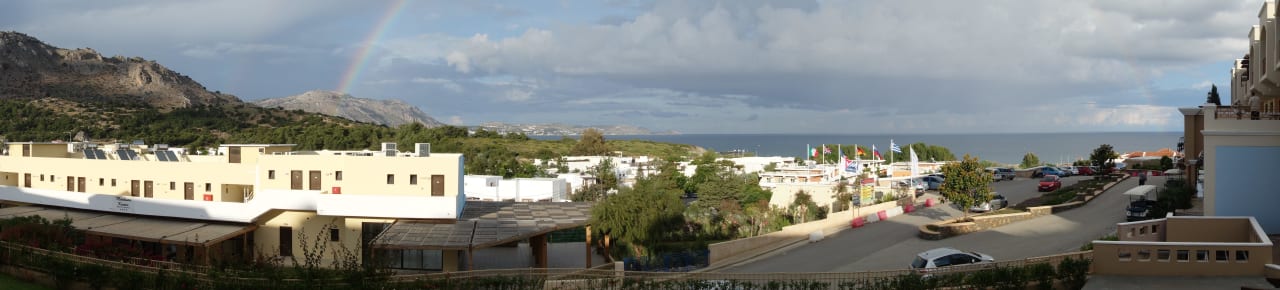 Ausblick aus unserem Zimmer Lindos Imperial Resort & Spa
