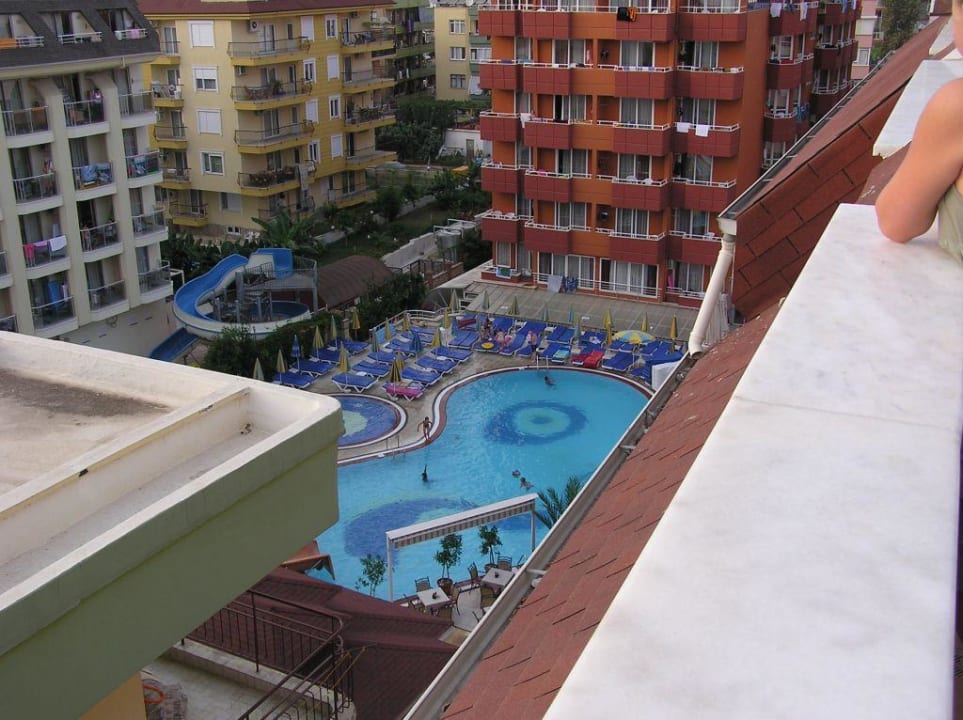 Blick aus unseren Zimmer (Seitenflügel) Hotel Kahya