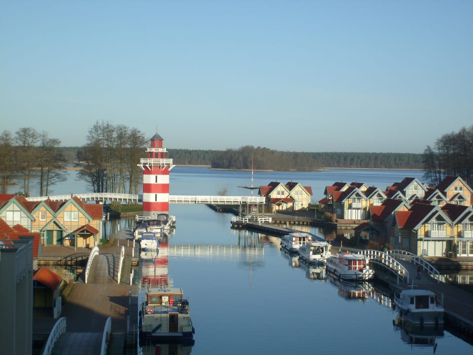 Ausblick vom Zimmer  Precise Resort Hafendorf Rheinsberg
