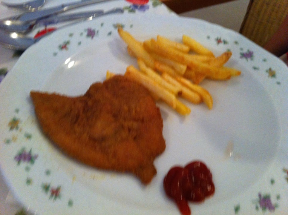 Essen,mehr gab es nicht Seehotel Birkenhof