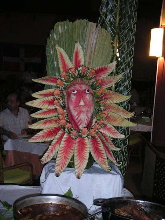 Schnitzereien aus Obst Grand Palladium Select Bávaro Resort & Spa