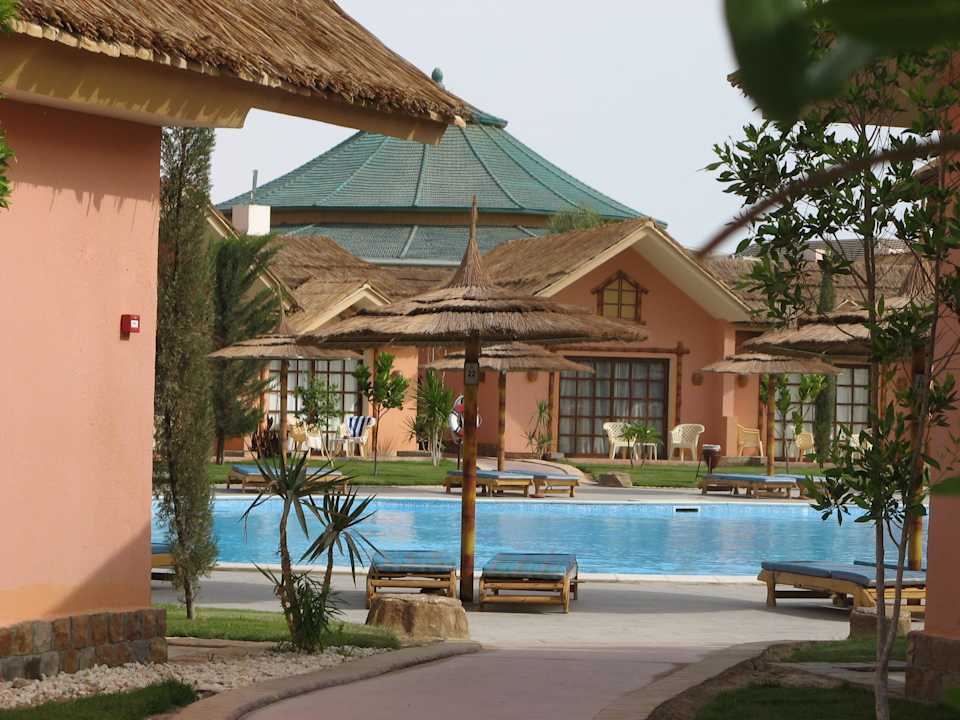 Blick zum Ruhepool Pickalbatros Jungle Aqua Park Resort - Neverland Hurghada