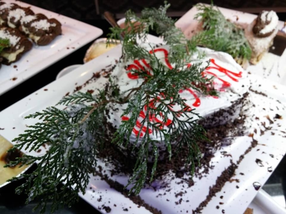 Buffet, einfach schön angerichtet und lecke Kleopatra Atlas Hotel