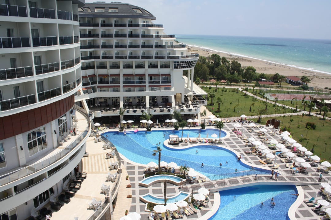 Ausblick 7. Etage Meer/Poolblick Seaden Sea Planet Resort & Spa