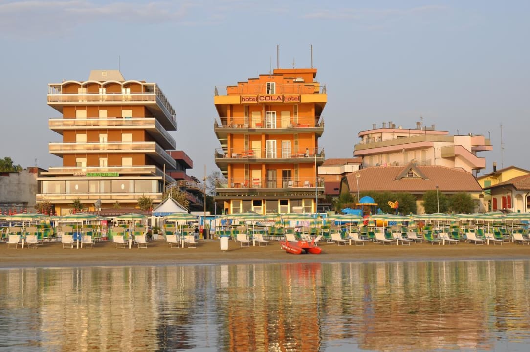 Anblick am Morgen Hotel Cola Bellaria