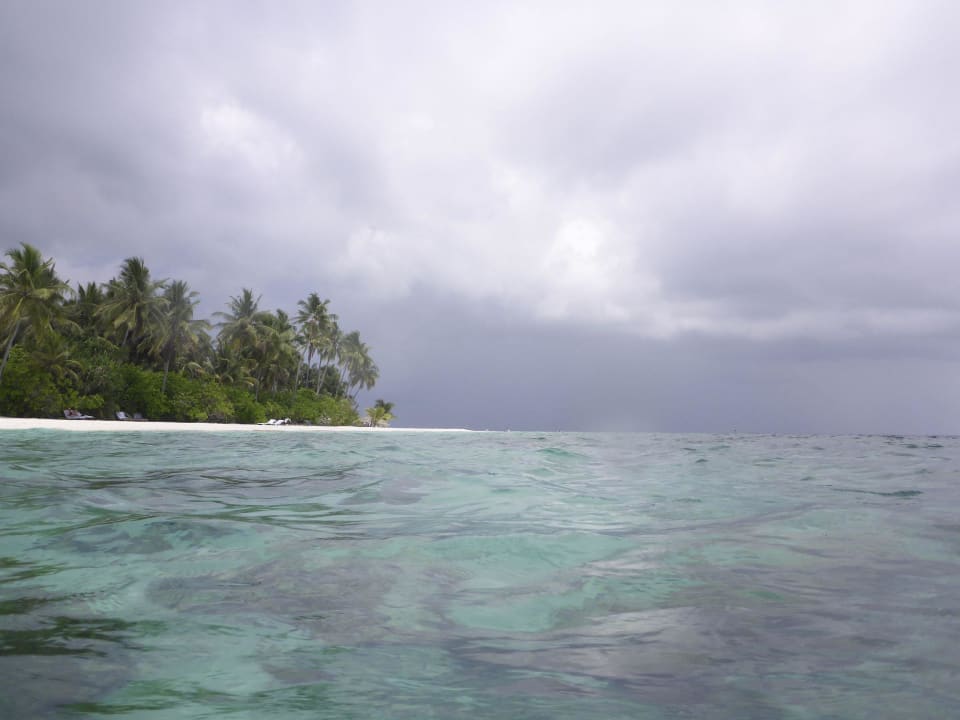 Schlechtes Wetter zieht auf Filitheyo Island Resort