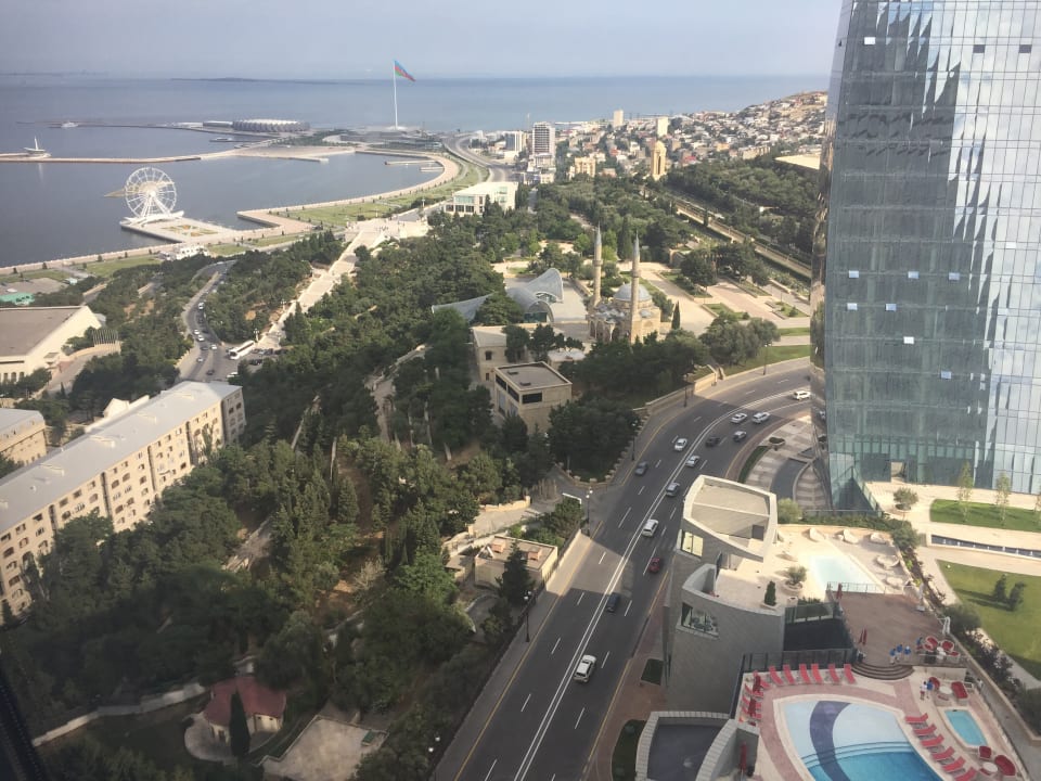 Ausblick Hotel Fairmont Baku
