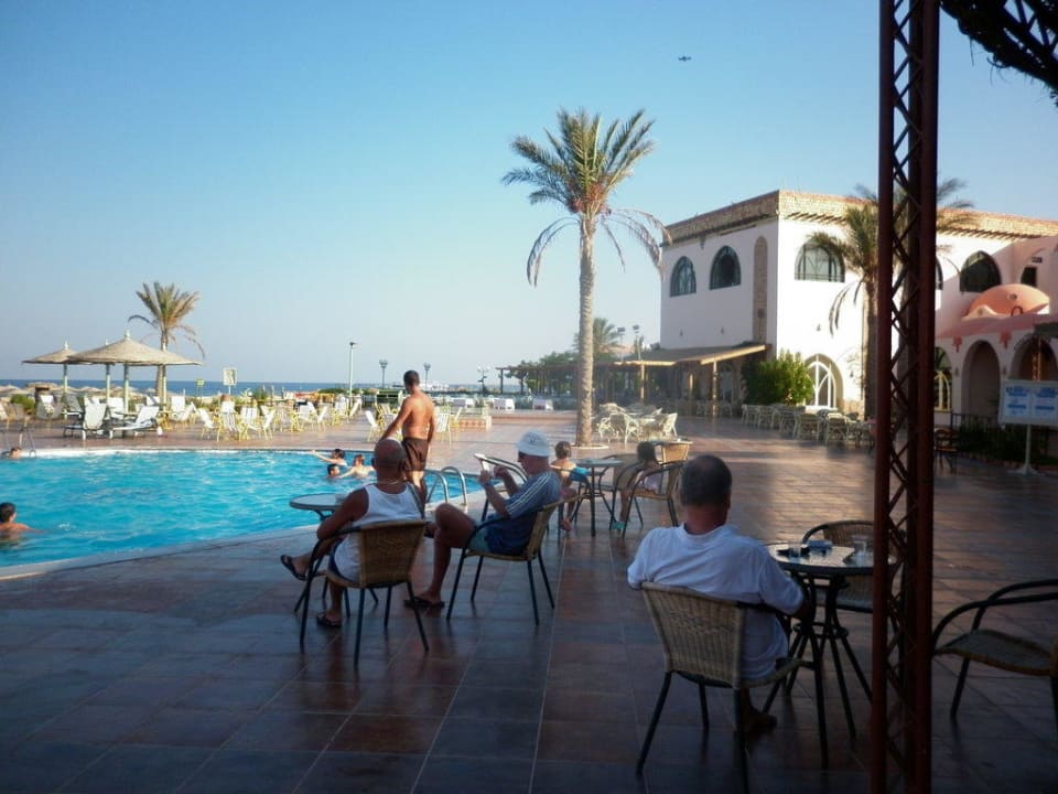 Blick über den Pool Shams Alam Beach Resort