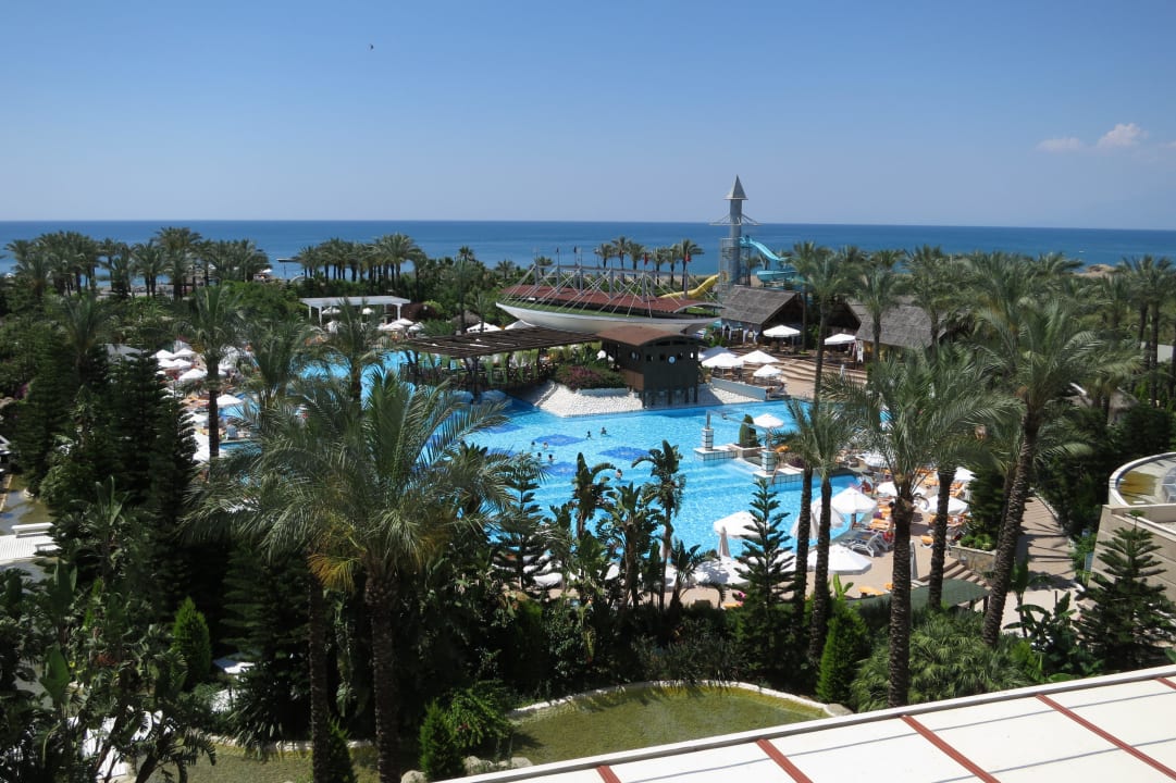 Blick aus unserem Zimmer Hotel Delphin Diva