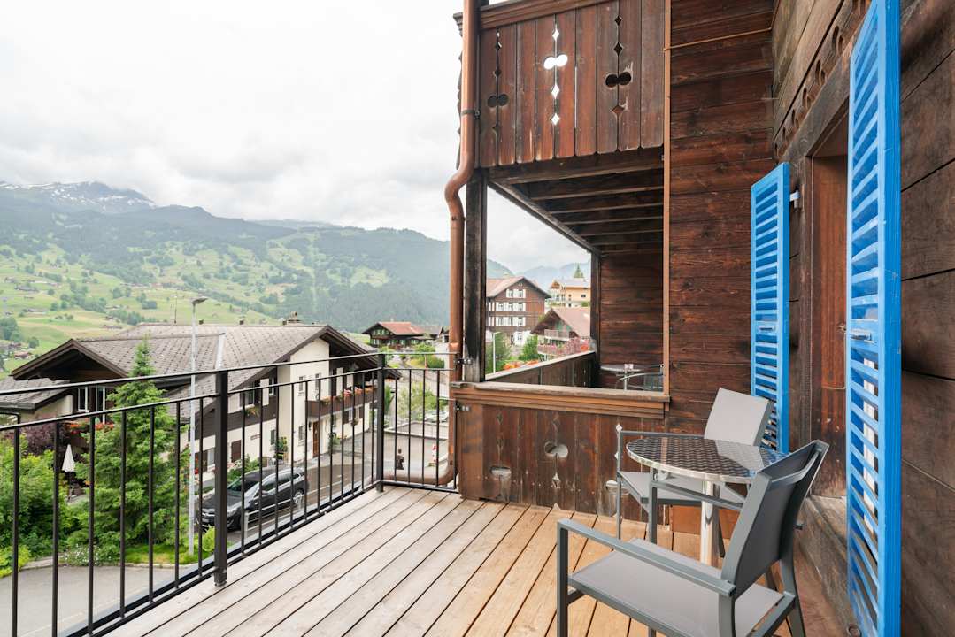 Ausblick Jungfrau Lodge, Swiss Mountain Hotel