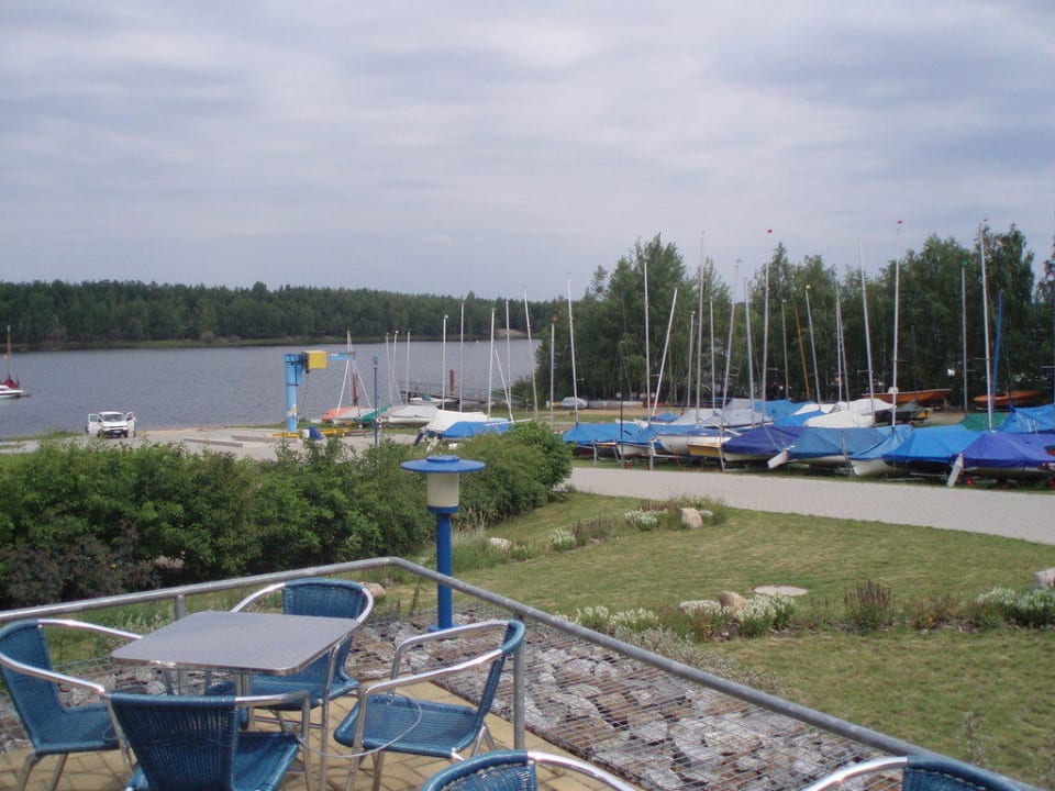Kleiner Segelboothafen Familienpark Senftenberger See