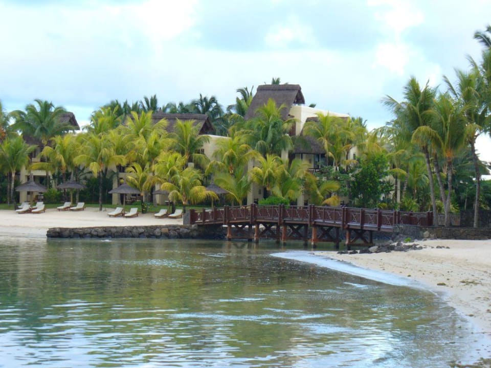 Widok na plażę Shangri-La Le Touessrok Mauritius