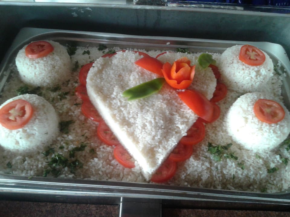 Rice with lovely decoration Laguna Beach Marsa Resort