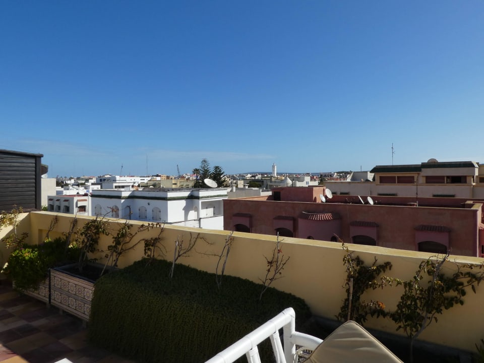 Blick von der Dachterrasse Hotel Riad Zahra