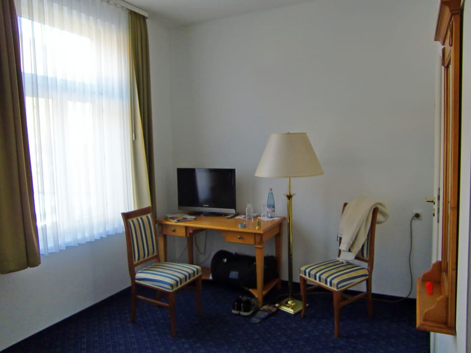 Flatscreen im Zimmer, aber leider kein HD-Bild Hotel Fürstenhof Wernigerode