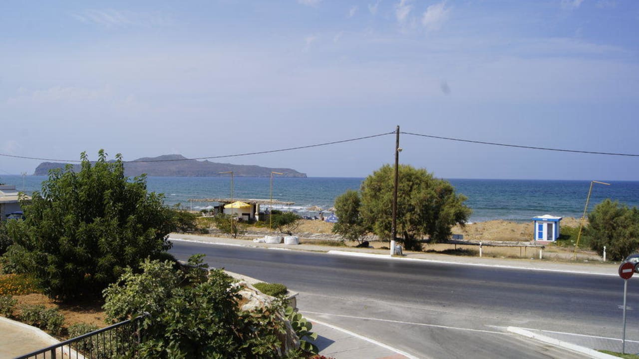 Blick zum Strand Cretan Dream Resort & Spa