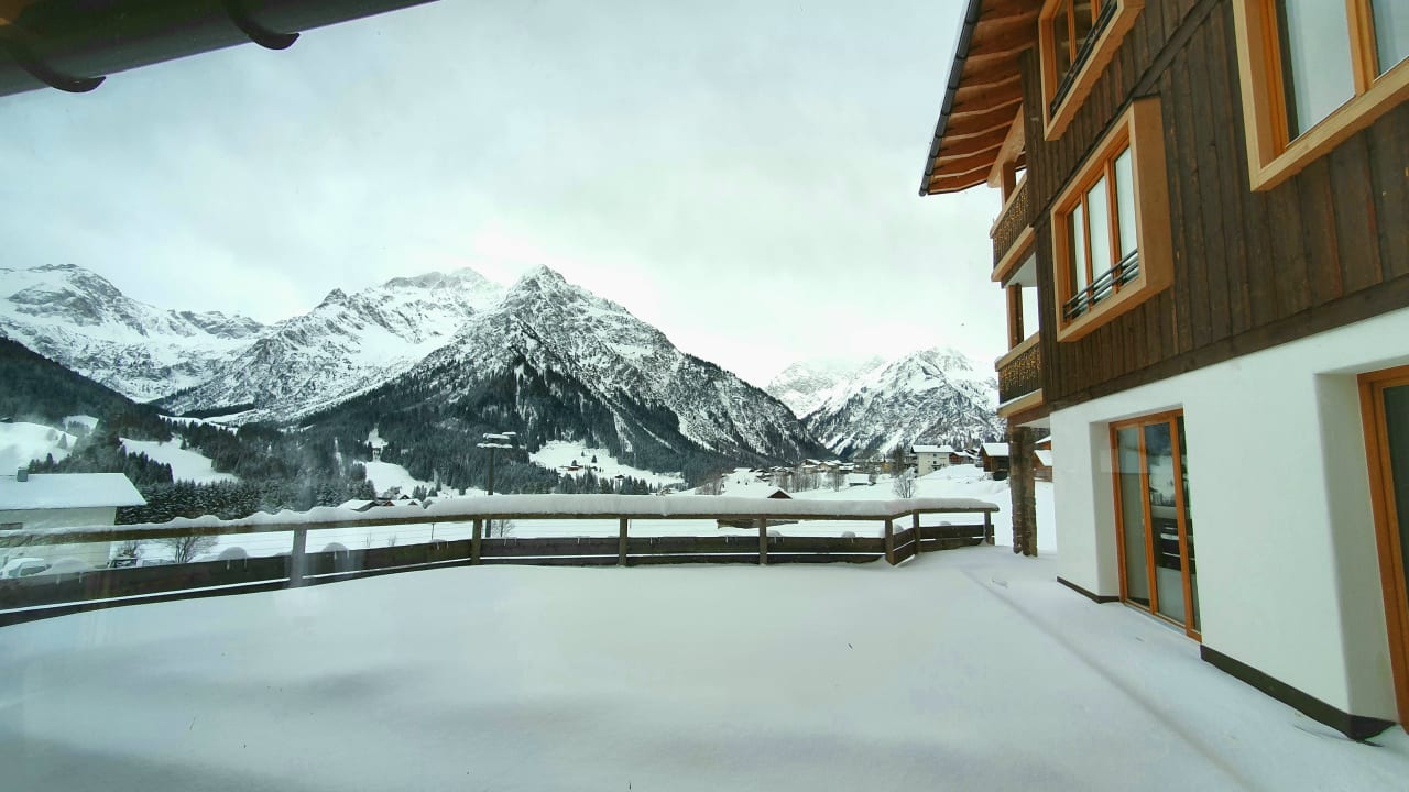 Ausblick Ahorn Chalet Mittelberg